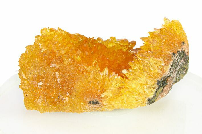 Intense Orange Calcite Crystal Cluster - Poland #282247